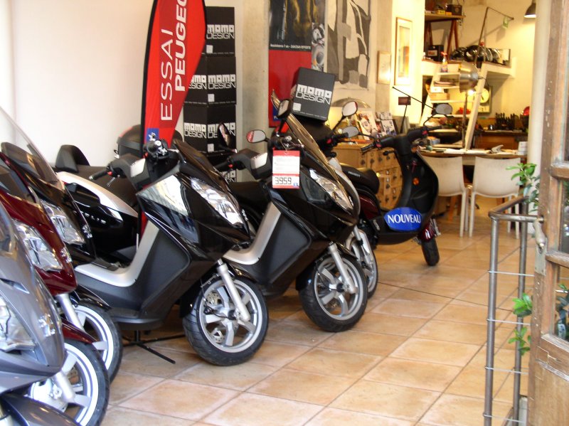 Motorcycles for sale.
