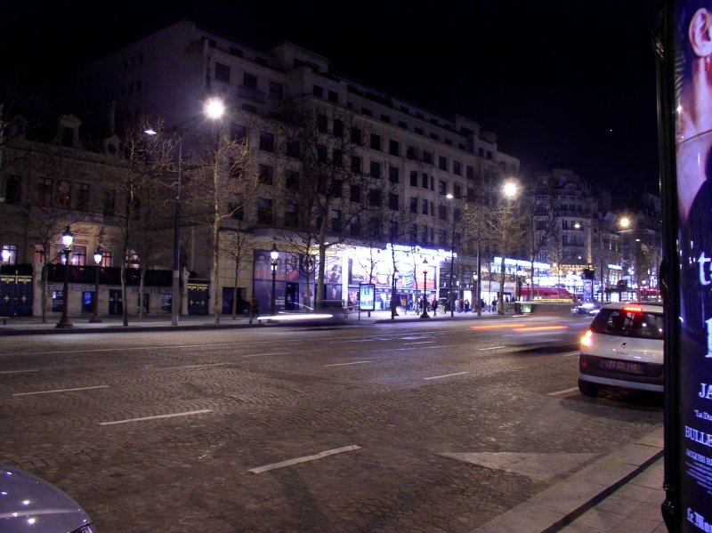 Along the Champs Elysees