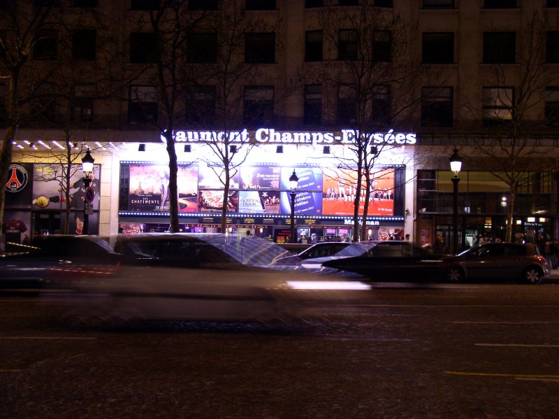 Along the Champs Elysees