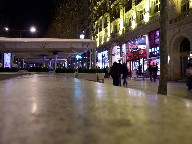 Along the Champs Elysees