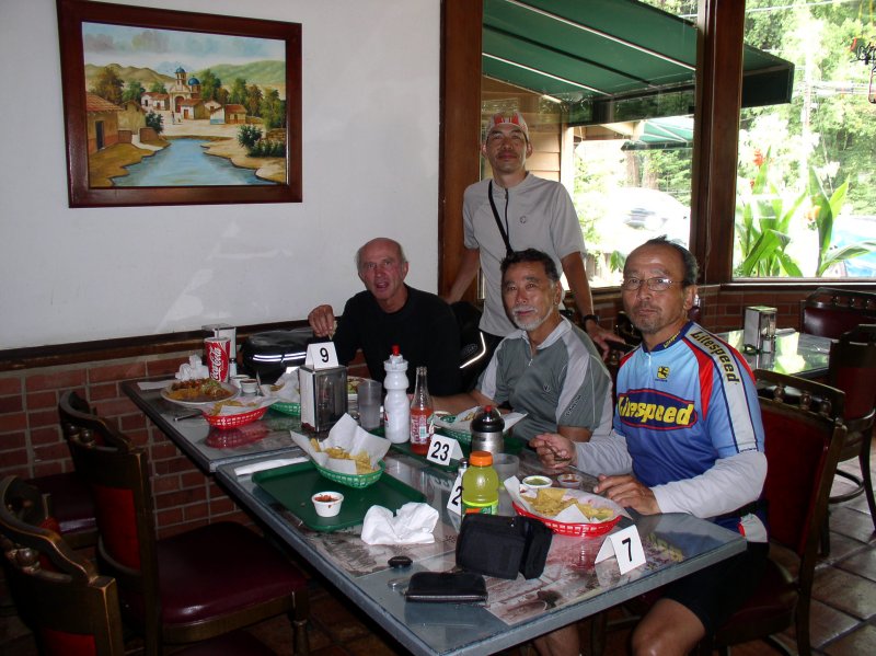 We all lunch in Guerneville.