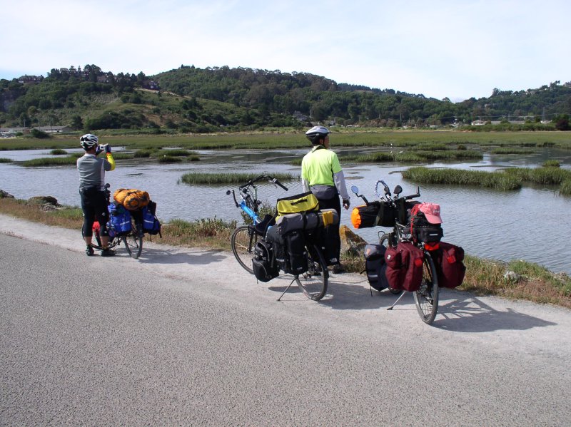 Bridgeway Bike Path to Sausalito.