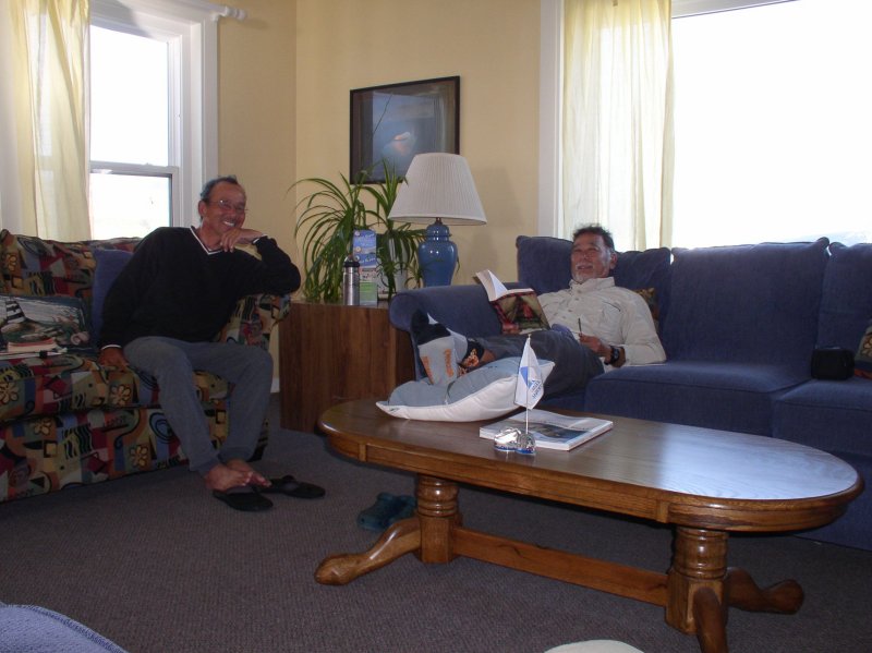 Relaxing. We got a room for six with three bunkbeds.