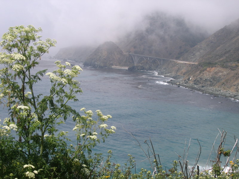 Coastal route in the distance.