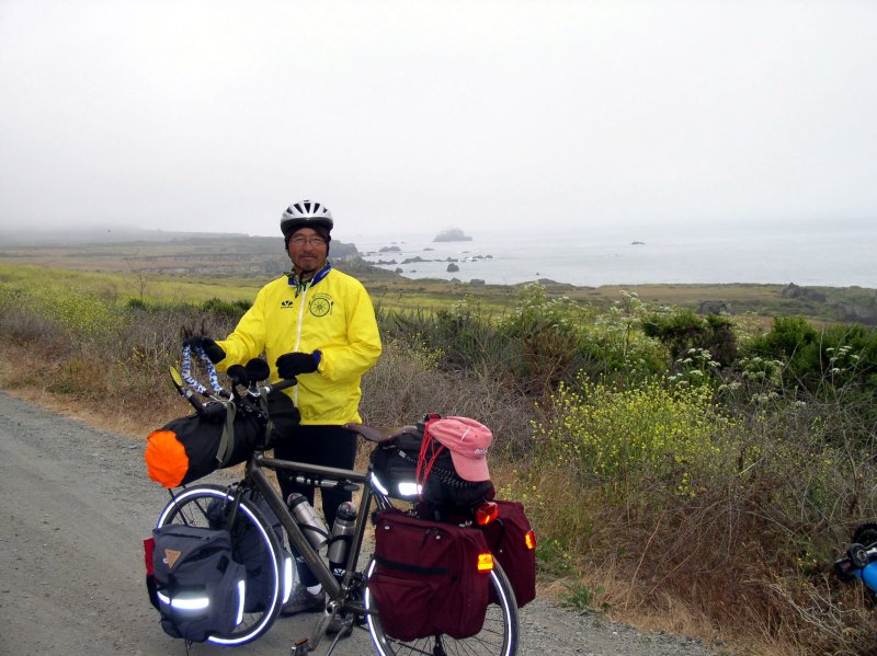 All of our gear was quite wet from overnight fog.