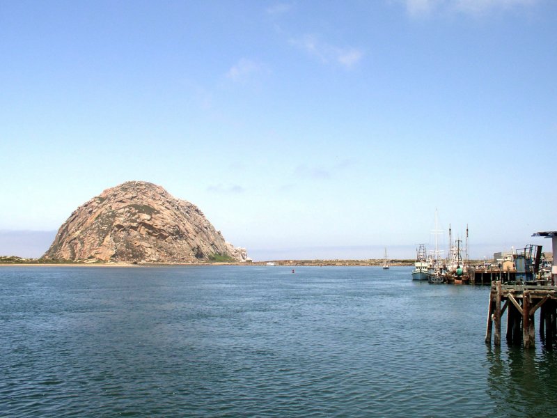 In Morro Bay.