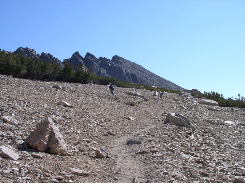  At the base of Mt Gould.