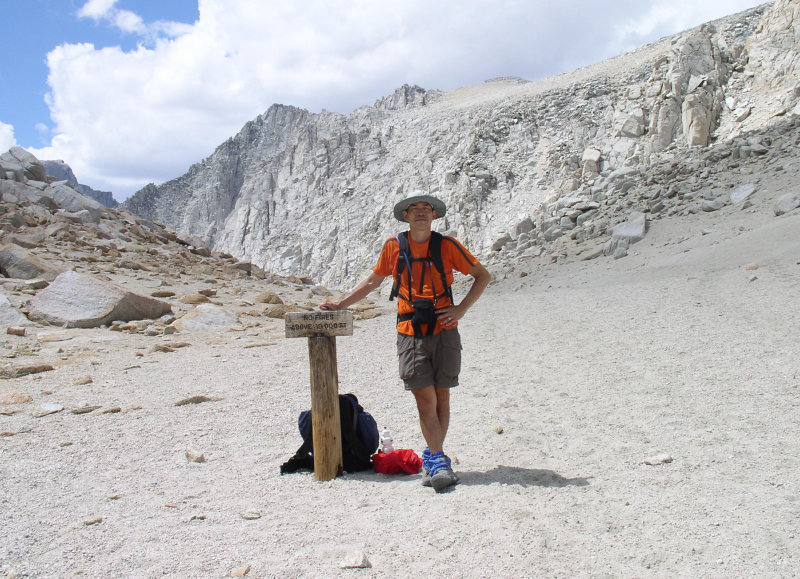 Sign reads Above 10,000 feet
