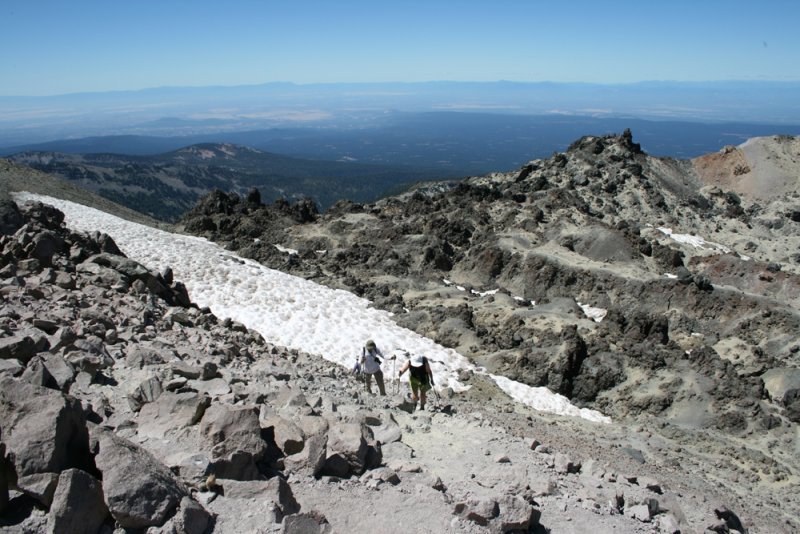 The summit approach.