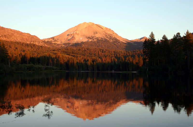 Last light on Lassen.