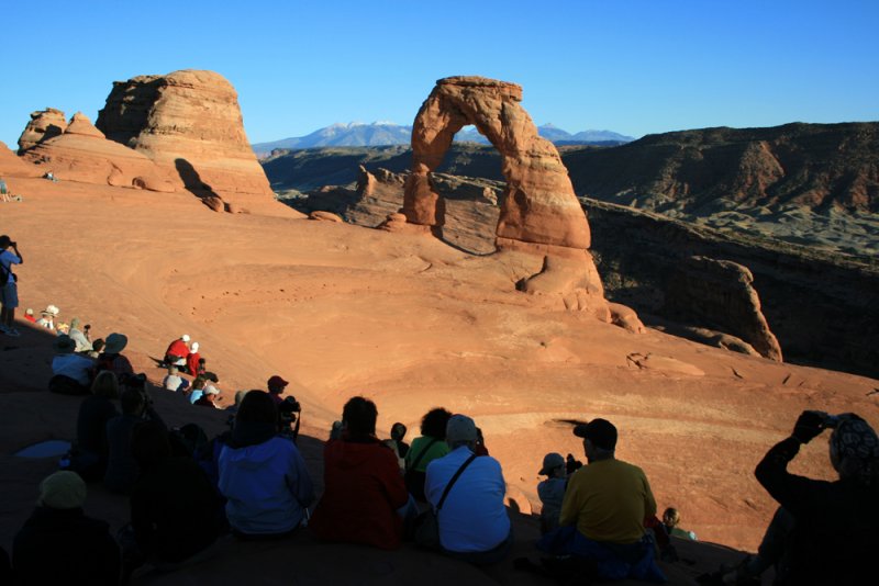 Delicate Arch at sunset