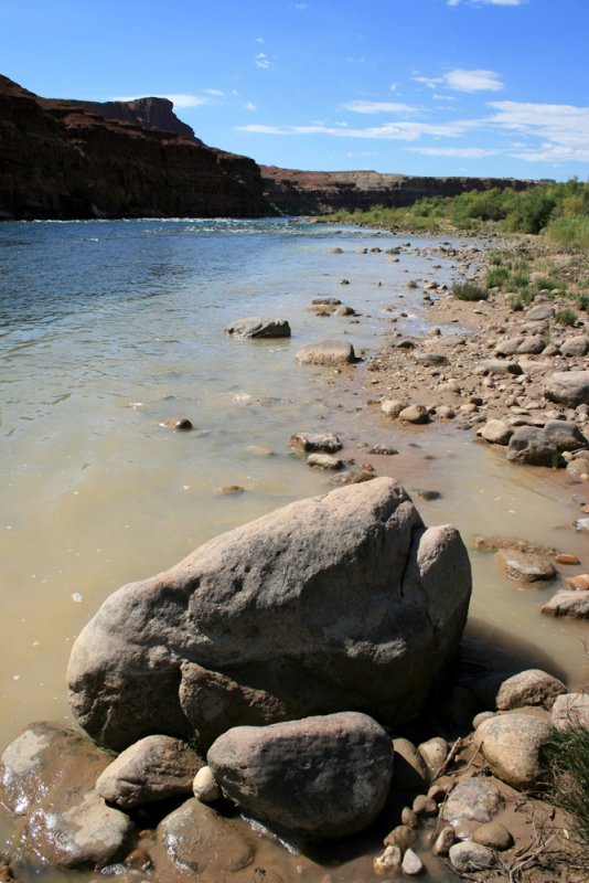 Lees Ferry area and the Colorado river
