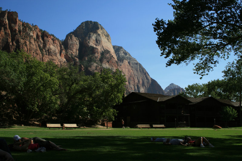 Zion Lodge area