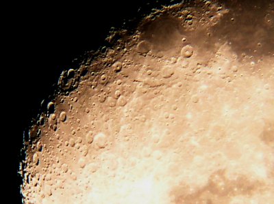 Moon Through Telescope