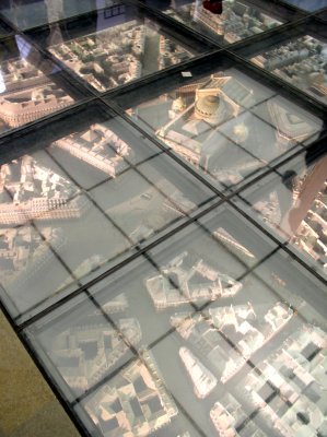 Overhead model view of opera area.