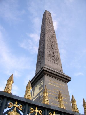 The Obelisque. Height is 72 feet.