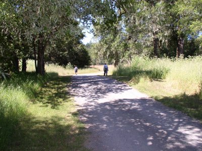 Starting our hike on Bear Valley trail.