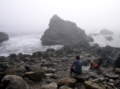 Fog block coastal views.