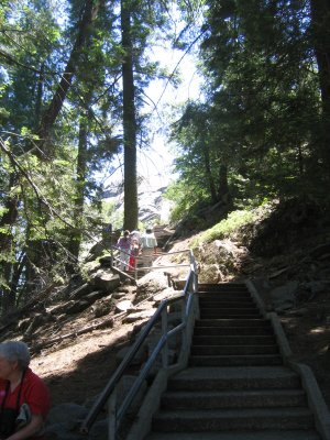 On the trail to Moro Rock.