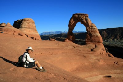 Delicate Arch at sunset