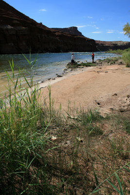 Lee's Ferry area and the Colorado river