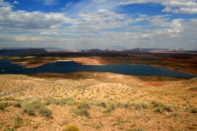 Lake Powell from the road