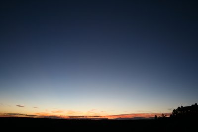 Sunset at the lodge