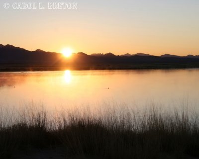 February Sunrise on Lake