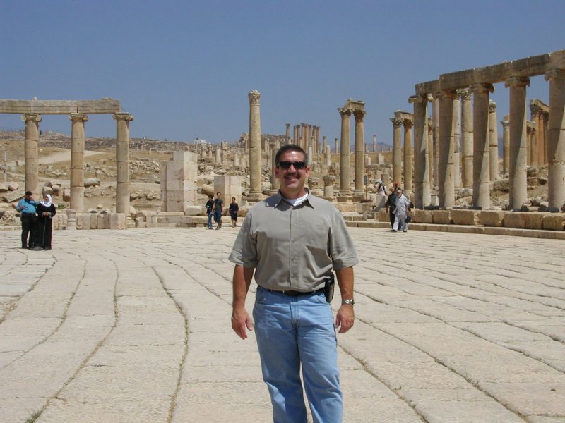 Me on a visit to the Greeke Ruins