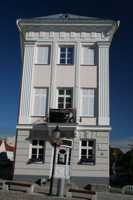 Leaning Building in Tartu Estonia