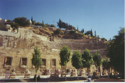 The Roman Amphitheater in downtown Amman