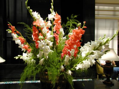 Flowers, Intercontinental Hotel, Tashkent Uzbekistan.JPG
