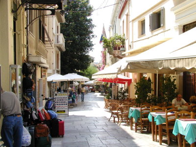 City streets Thessaloniki Greece
