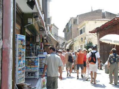 City streets Thessaloniki Greece