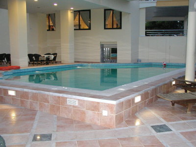 Hotel pool, Greece