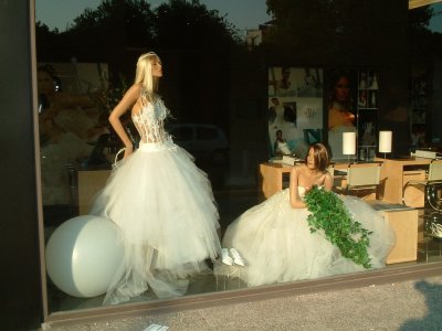 Wedding dress models