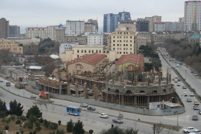 City under construction, Baku Azerbaijan.JPG