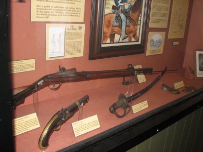Guns at historic Ft. Sam Houston.