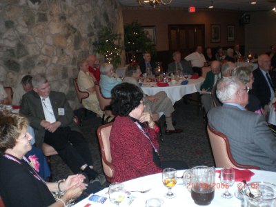Saturday night banquet at Ft Sam Houston Officer's Club.