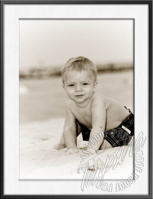 Jack's 10 Month Photos at the Holland Beach