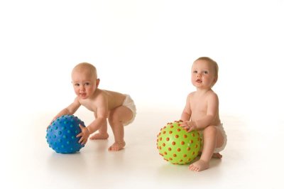 Eli Oliver & Avery Grace :: 13 Month Old Twins in the Studio