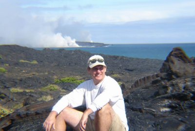 Jeff on Lava Field