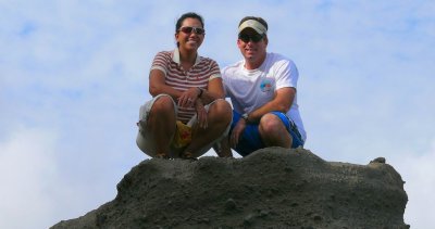 Mike n Ginger on a Stone