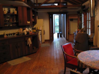 looking back at front door from dining room