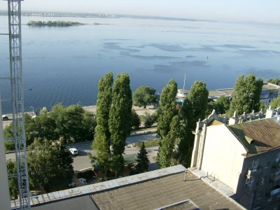Volga from Hotel Slovakia, looking East