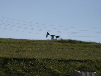 Oil pump, common sight in Ural area