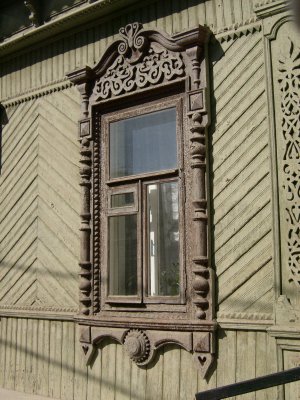 Wooden house detail, Ufa