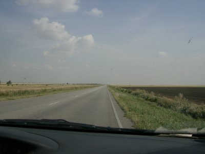 Very flat, Kazakhstan!
