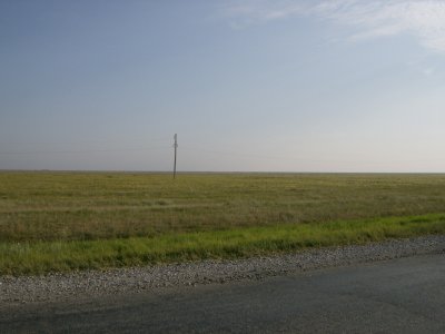 The steppe - could it get flatter?