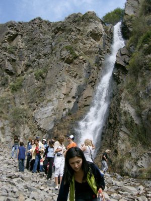 Turgen Gorge waterfall